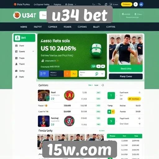 Interface intuitiva do u34 bet facilita navegação